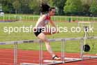 Womens Under-20s 400 metres Hurdles, 2023 North Eastern Track and Field Champs., Middlesbrough Sports Village, Middlesbrough. Photo: David T. Hewitson/Sports for All Pics